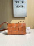 Bottega Veneta Cassette Bag 758105 Calfskin Brown