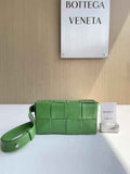 Bottega Veneta Cassette Belt Bag 651053 Lambskin Green