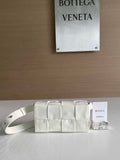 Bottega Veneta Cassette Belt Bag 651053 Lambskin White
