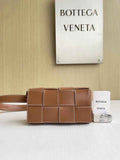 Bottega Veneta Cassette Belt Bag 738000 Lambskin Brown