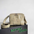 Bottega Veneta Cassette Camera Bag 730027 Calfskin Apricot