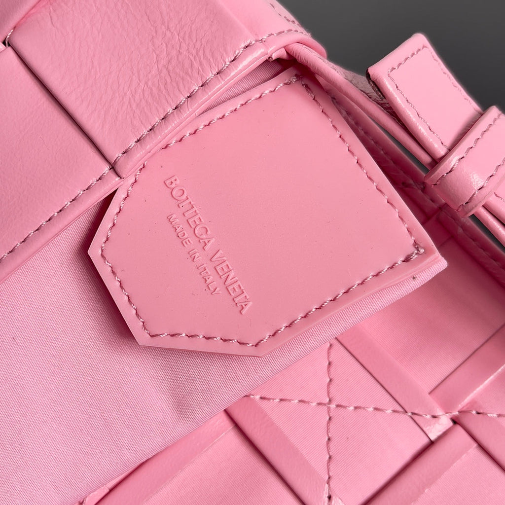 Bottega Veneta Small Cassette 717587 Lambskin Pink