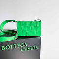 Bottega Veneta Cassette Small 717587 Lambskin Green