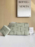 Bottega Veneta Cassette With Versatile Strap 741777 Calfskin Light Green