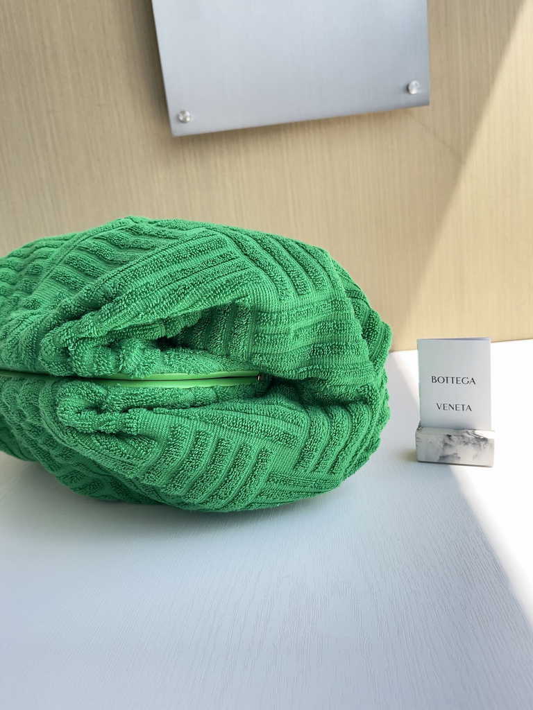 Bottega Veneta clutch 576227 Nylon Grass Green