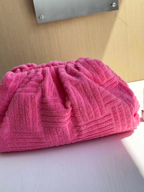 Bottega Veneta clutch 576227 Nylon Plum