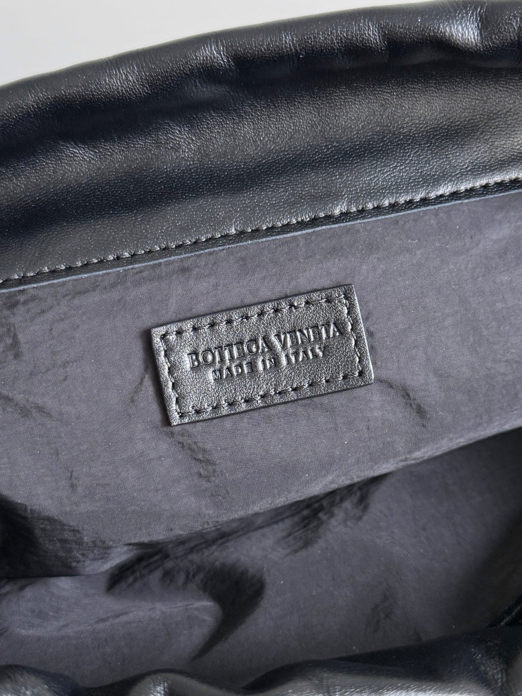 Bottega Veneta Dustbag Notte Leather Pouch - Black 839394 - Default Title - View 7