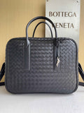 Bottega Veneta Getaway Medium Weekender 766372 Calfskin Black
