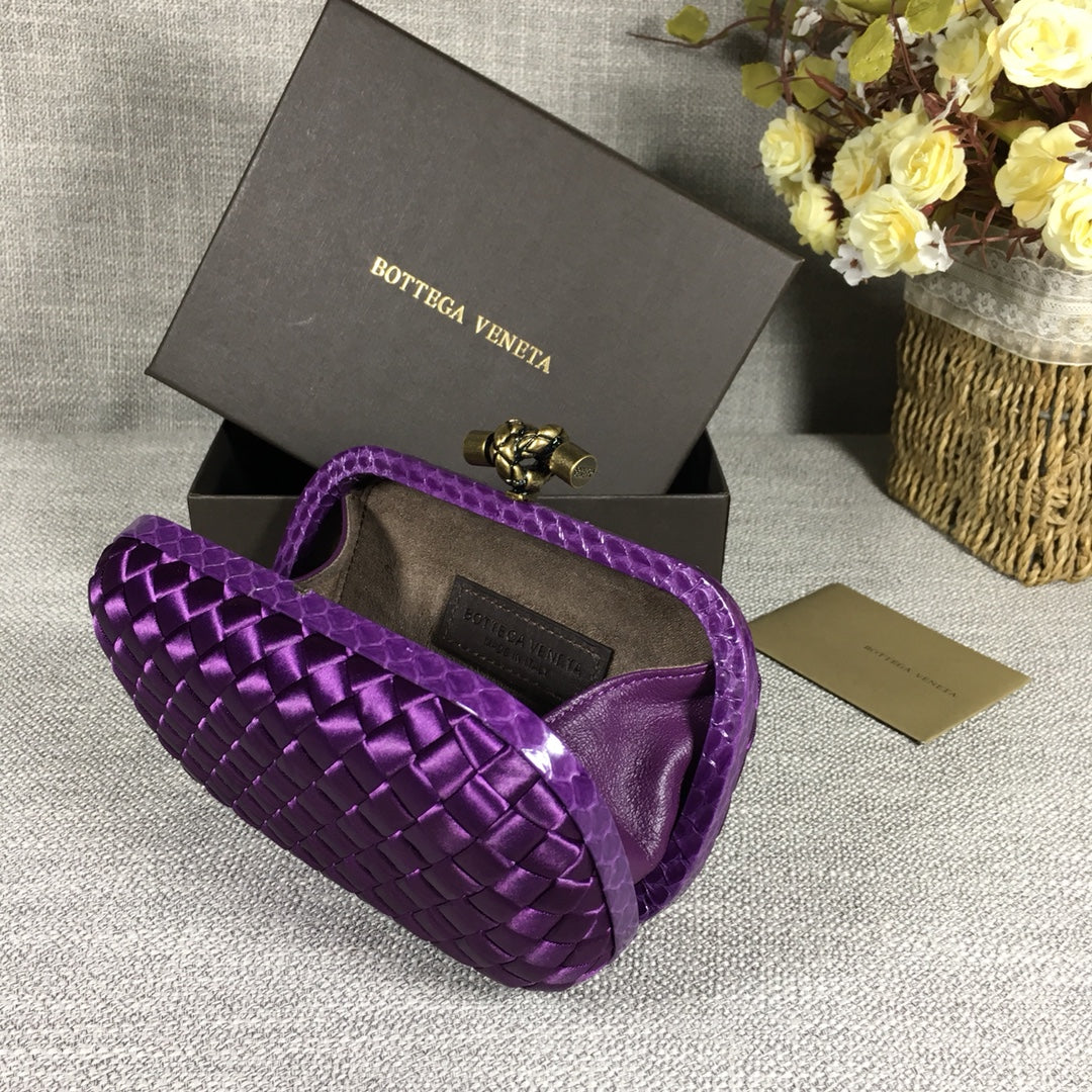Bottega Veneta Knot 717622 Silk Purple
