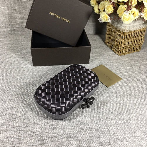 Bottega Veneta Knot 717622 Silk Silver Gray
