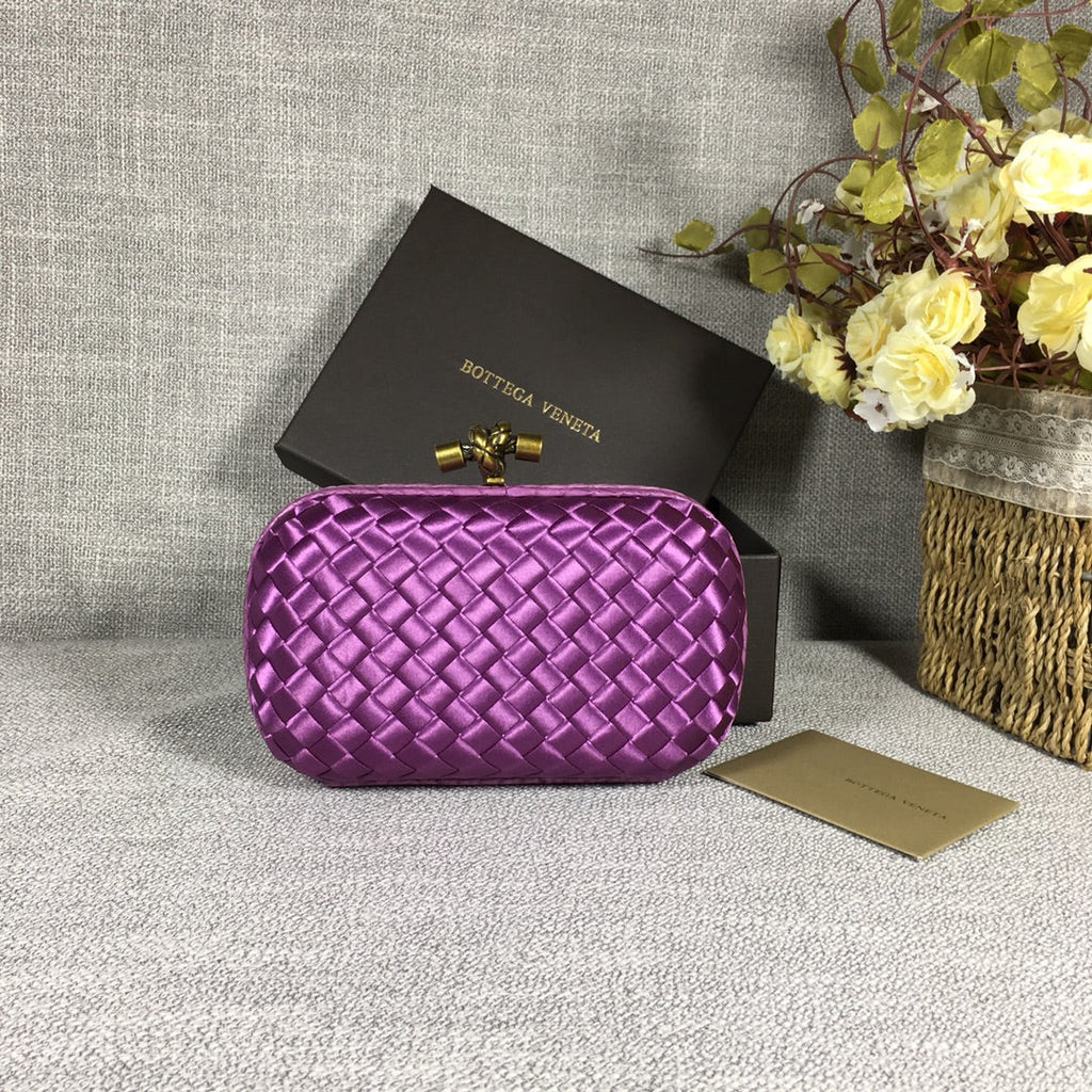 Bottega Veneta Knot 717622 Silk Light Purple