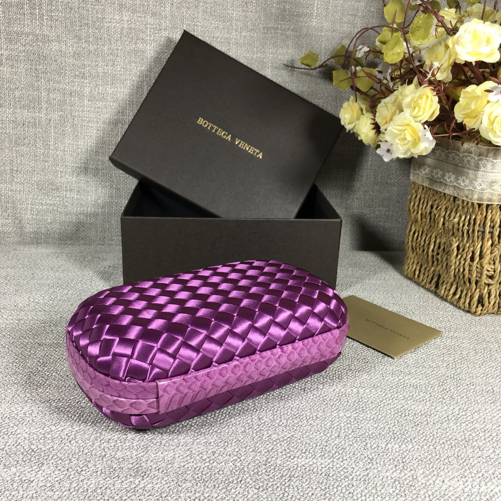 Bottega Veneta Knot 717622 Silk Light Purple