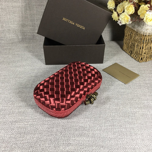 Bottega Veneta Knot 717622 Silk Red