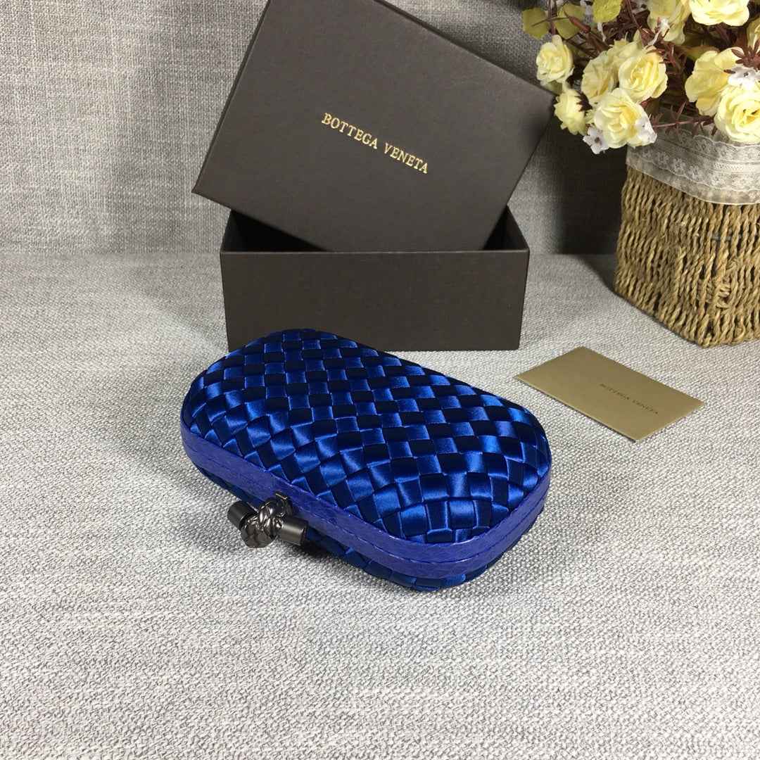 Bottega Veneta Knot 717622 Silk Dark Blue