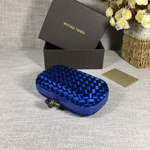 Bottega Veneta Knot 717622 Silk Dark Blue