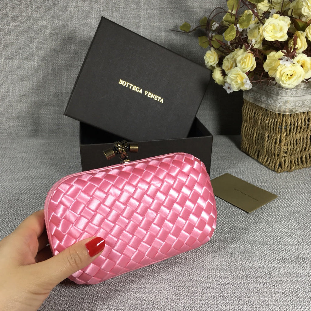 Bottega Veneta Knot 717622 Silk Pink