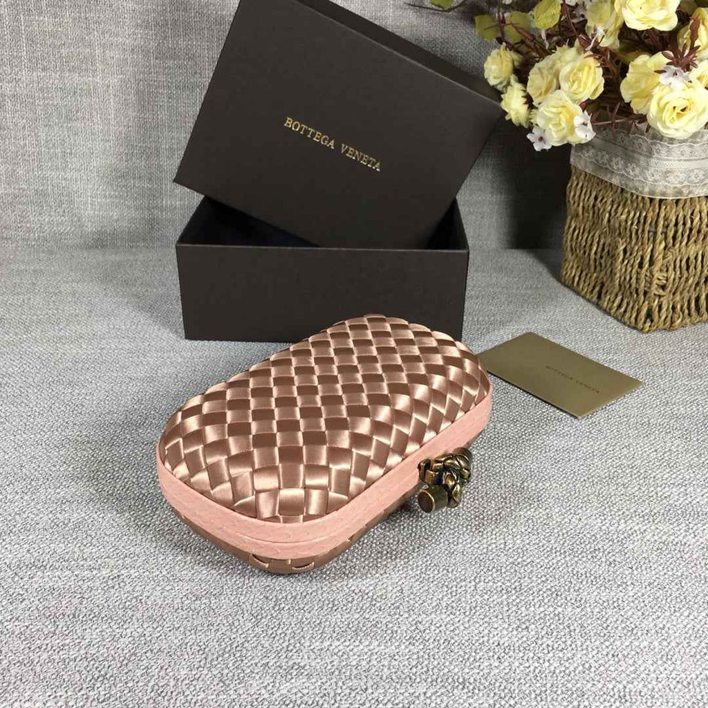Bottega Veneta Knot 717622 Silk Light Pink