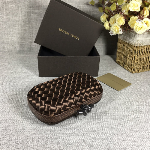 Bottega Veneta Knot 717622 Silk Coffee