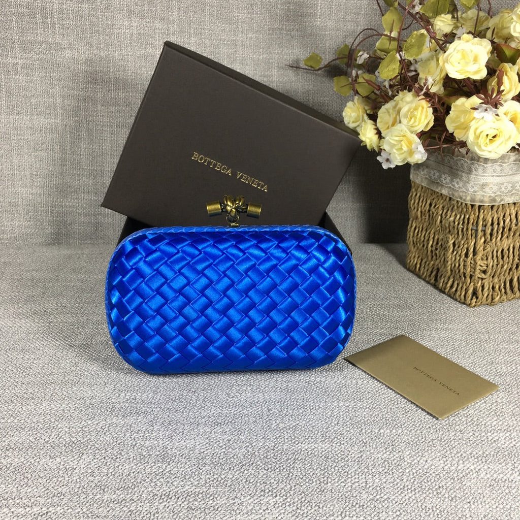 Bottega Veneta Knot 717622 Silk Blue
