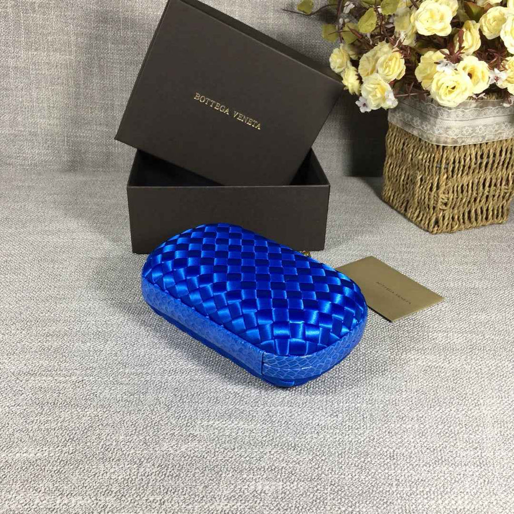 Bottega Veneta Knot 717622 Silk Blue