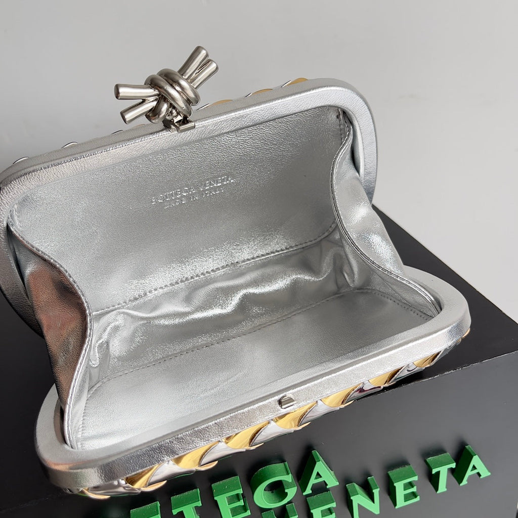 Bottega Veneta Knot 778500 Calfskin Silver