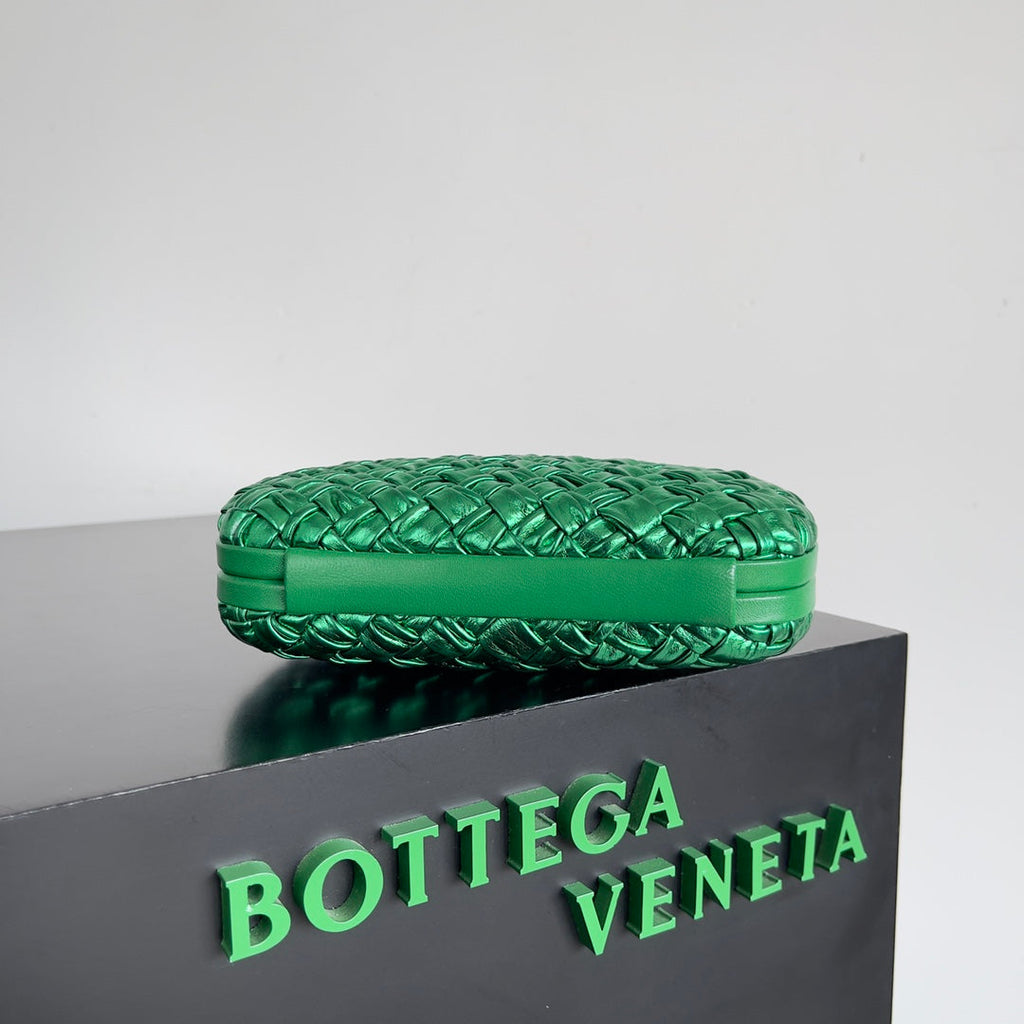 Bottega Veneta Knot Bag 717622 Calfskin Green