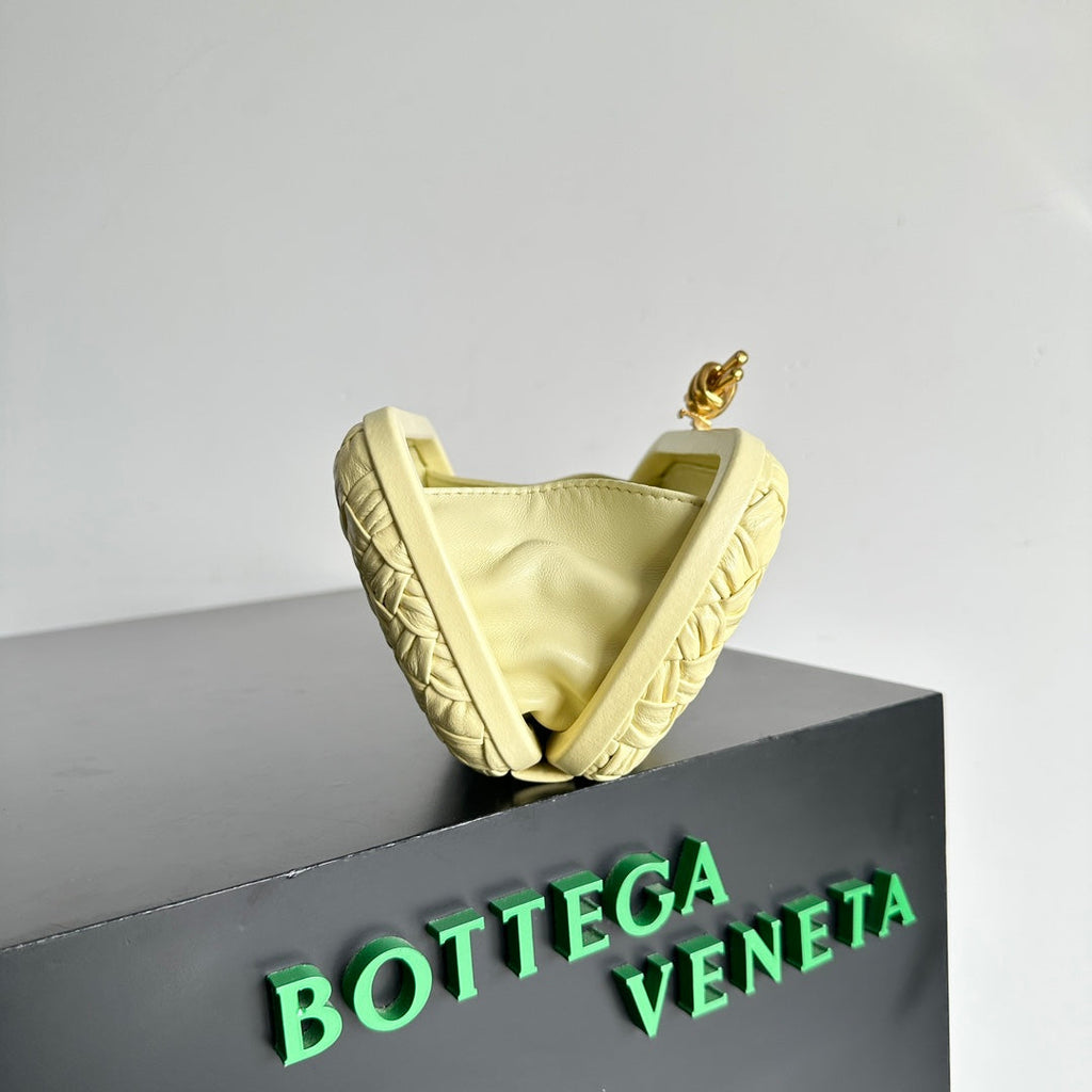 Bottega Veneta Knot Bag 717622 Calfskin Yellow