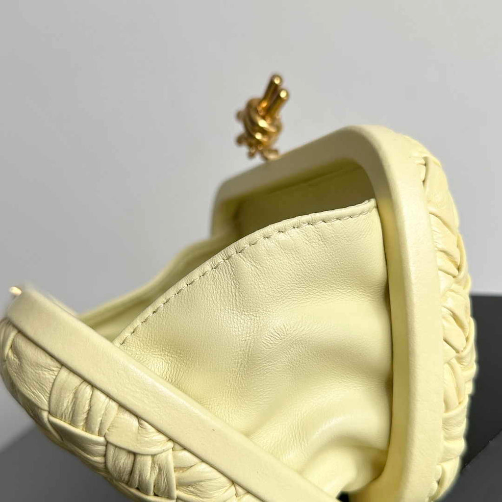 Bottega Veneta Knot Bag 717622 Calfskin Yellow