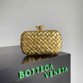 Bottega Veneta Knot Bag 717622 Calfskin Gold
