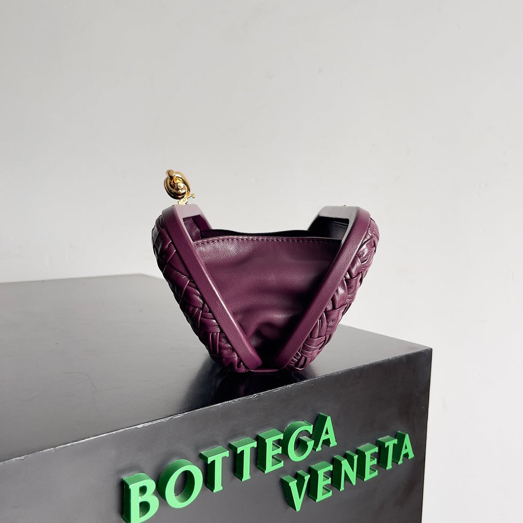 Bottega Veneta Knot Bag 717622 Calfskin Purple