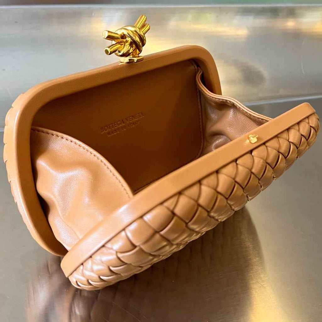 Bottega Veneta Knot Tan Calfskin 717622