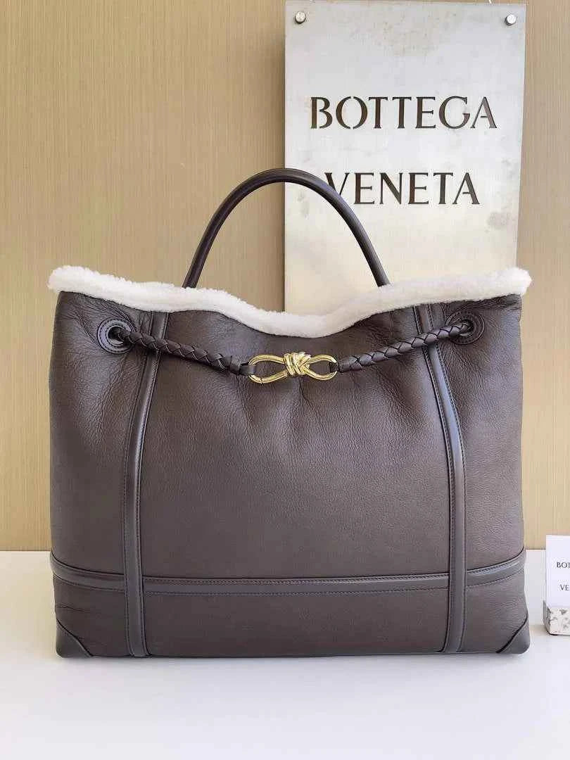 Bottega Veneta Large Andiamo Bag 766019 Brown Leather