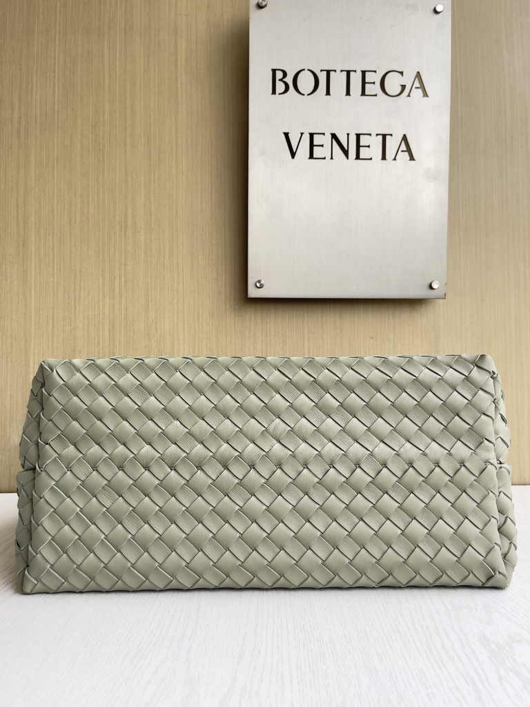 Bottega Veneta Large Andiamo Bag 766019 Light Green Lambskin bonded Intrecciato