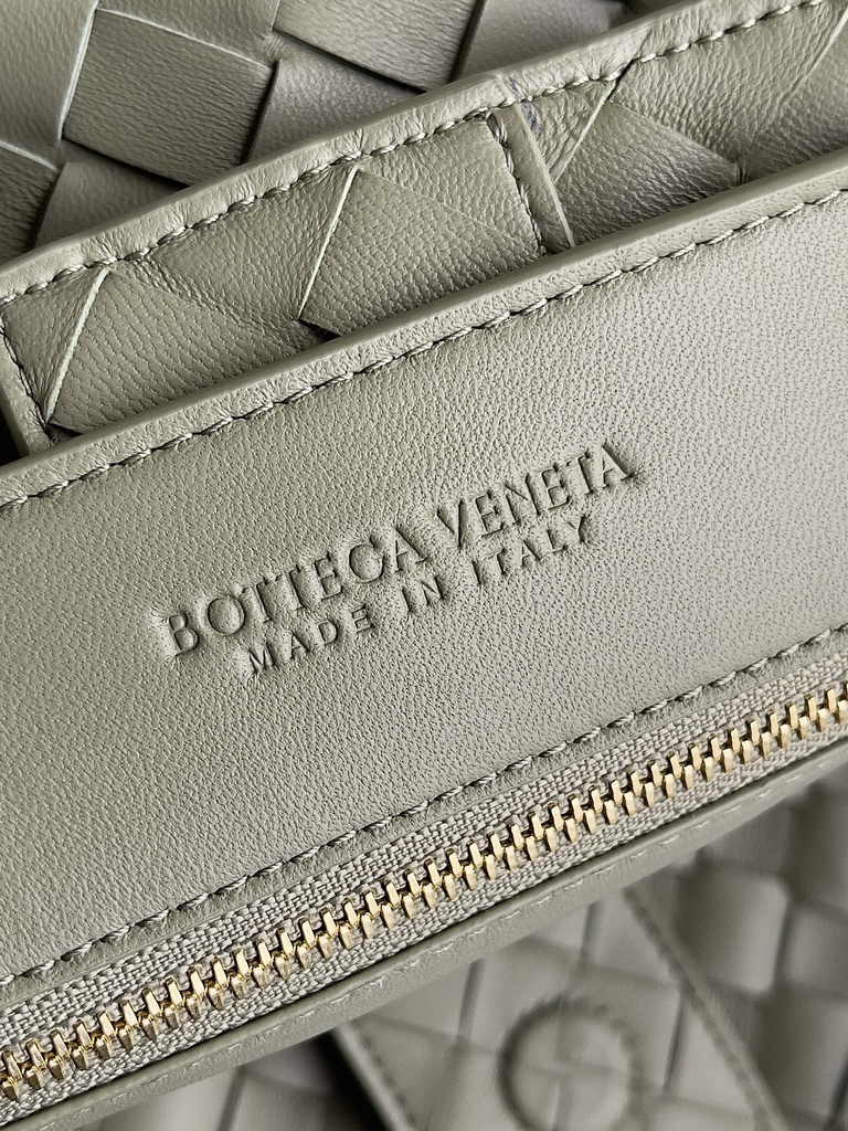 Bottega Veneta Large Andiamo Bag 766019 Light Green Lambskin bonded Intrecciato