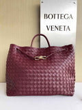 Bottega Veneta Large Andiamo Bag 766019 Red Lambskin bonded Intrecciato