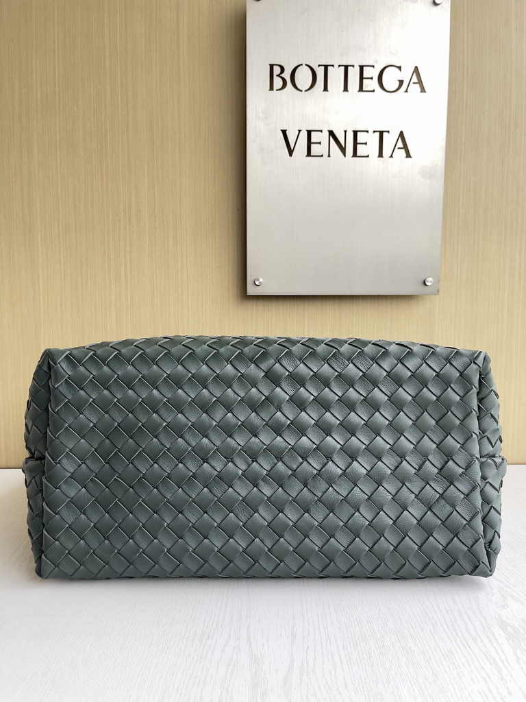 Bottega Veneta Large Andiamo Bag 766019 Dark Green Lambskin bonded Intrecciato