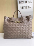 Bottega Veneta Large Andiamo Bag 766019 Power Pink Lambskin Intrecciato