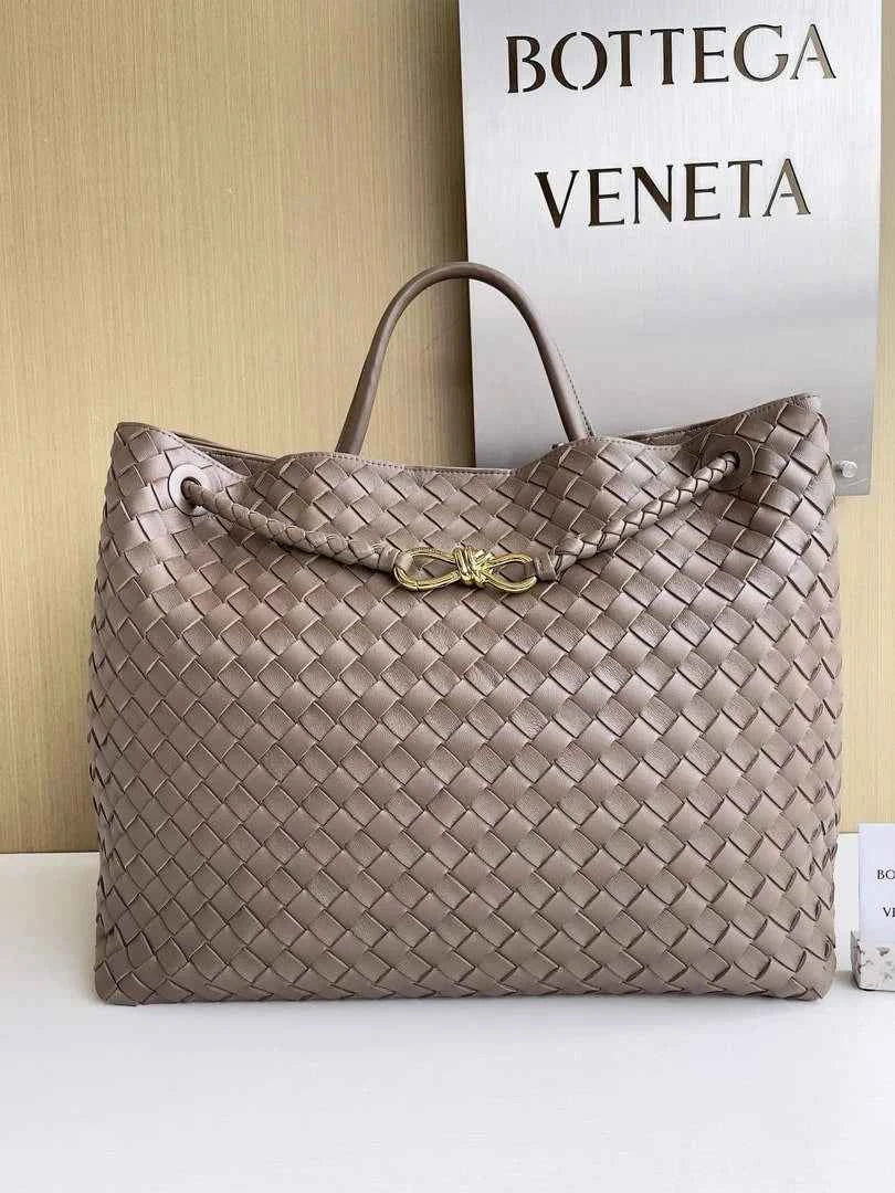 Bottega Veneta Large Andiamo Bag 766019 Power Pink Lambskin Intrecciato