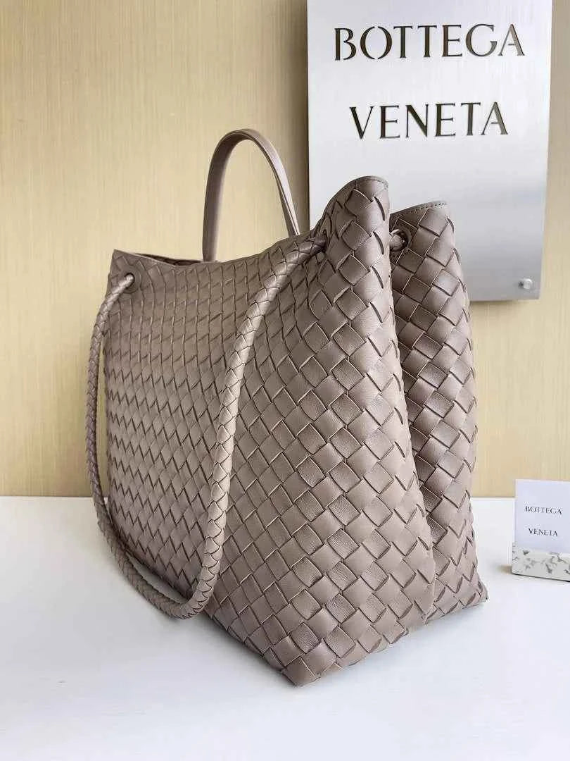 Bottega Veneta Large Andiamo Bag 766019 Power Pink Lambskin Intrecciato