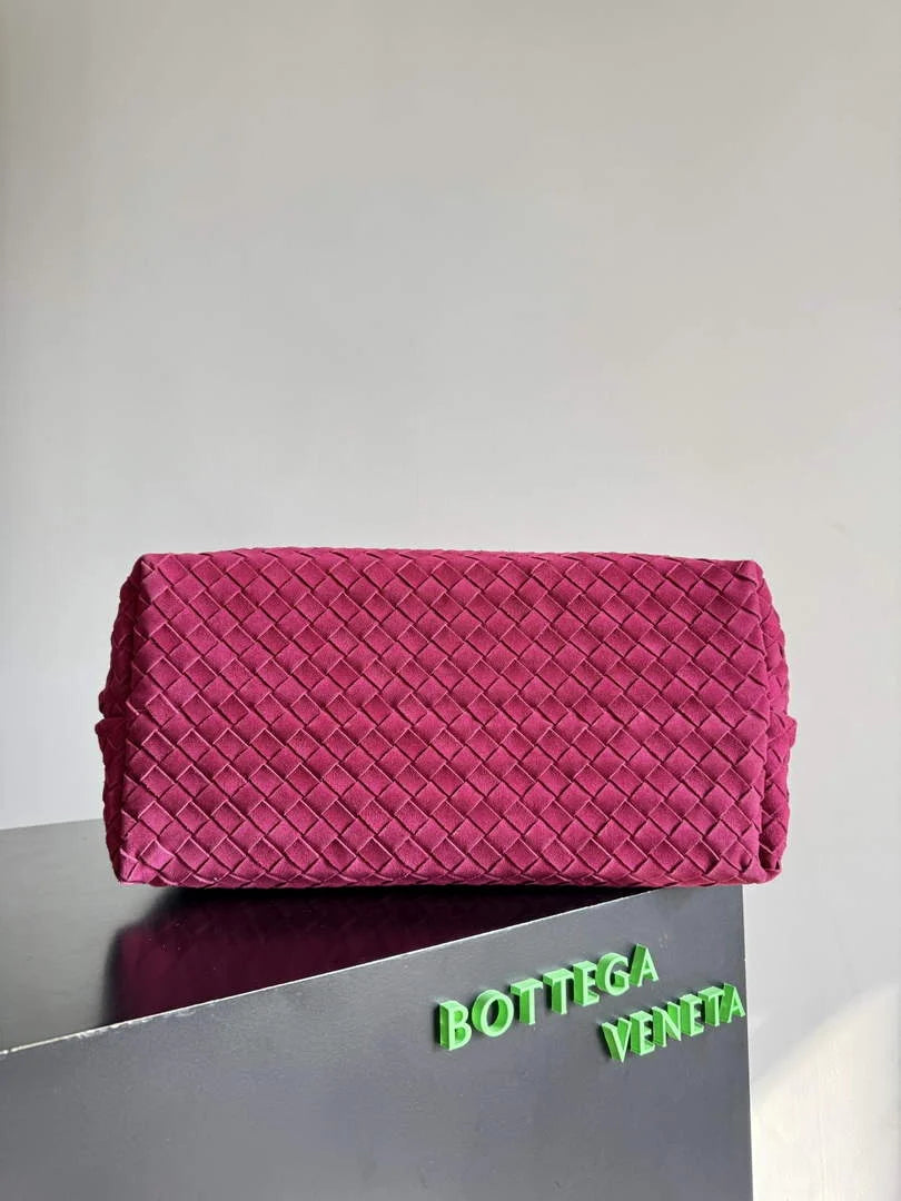 Bottega Veneta Large Andiamo Bag 766019 Plum Suede
