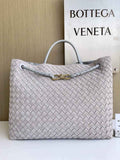 Bottega Veneta Large Andiamo Bag 766019 Gray Suede