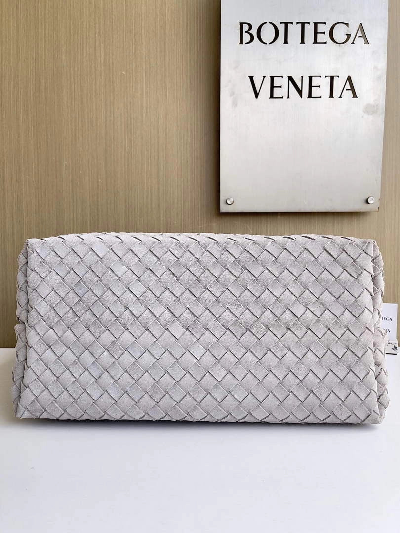 Bottega Veneta Large Andiamo Bag 766019 Gray Suede