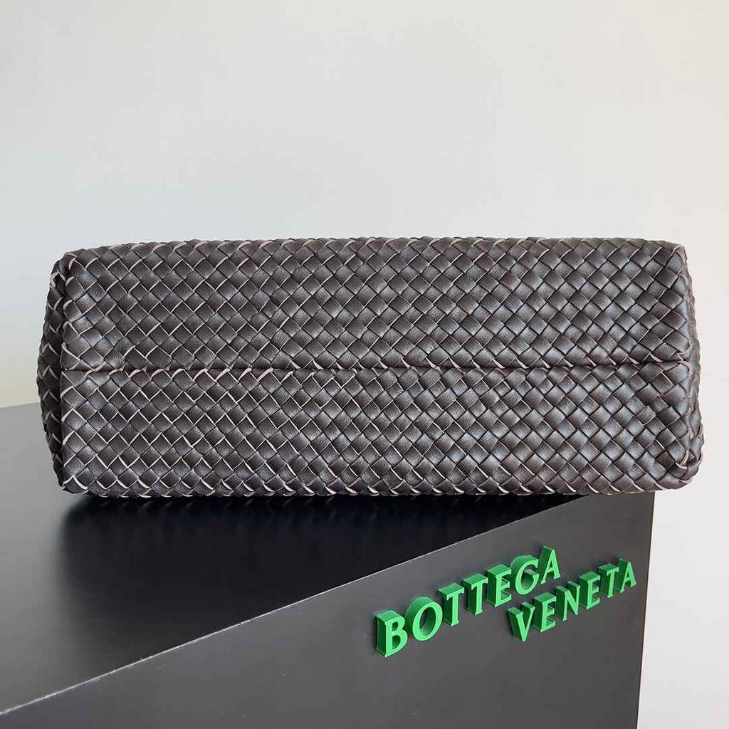 Bottega Veneta Large Cabat Bag 608811 Lambskin leather Dark Brown