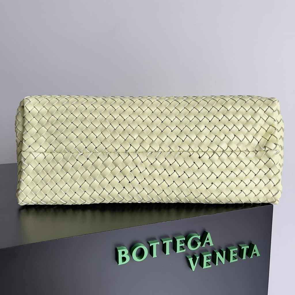Bottega Veneta Large Cabat Bag 608811 Yellow Lambskin leather