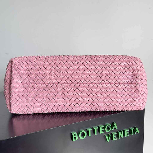 Bottega Veneta Large Cabat Bag 608811 Pink Lambskin leather