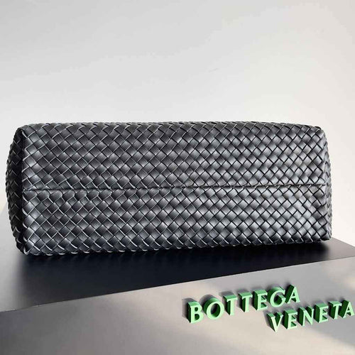 Bottega Veneta Large Cabat Bag 608811 Black Lambskin leather