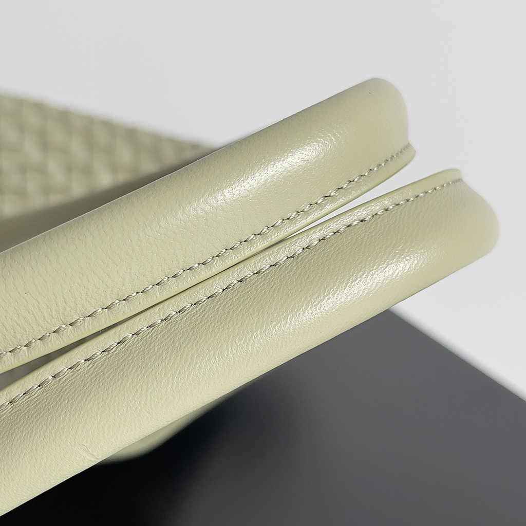 Bottega Veneta Large Cabat Bag 608811 Light Green Lambskin leather