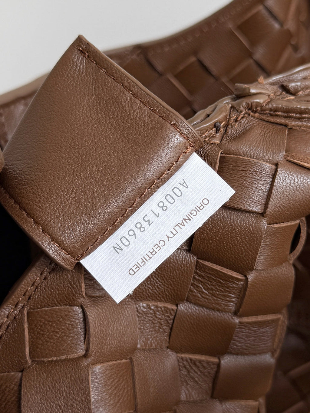 Bottega Veneta Large Campana Bag 844250 in Brown