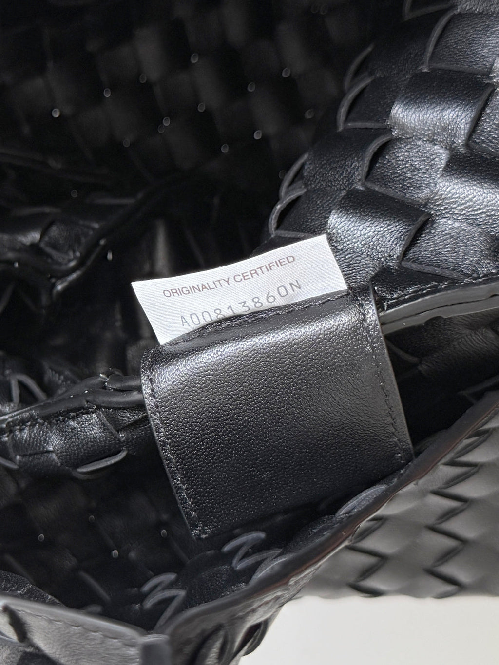 Bottega Veneta Large Campana Bag 844250 in Black
