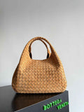 Bottega Veneta Large Campana Bag 844250 in Suede Brown